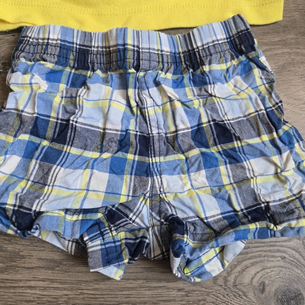 Carter’s 6 Month Baby Boy 6pc Summer Outfit Set Monkey Truck MVP Shirts Shorts - Picture 8 of 16